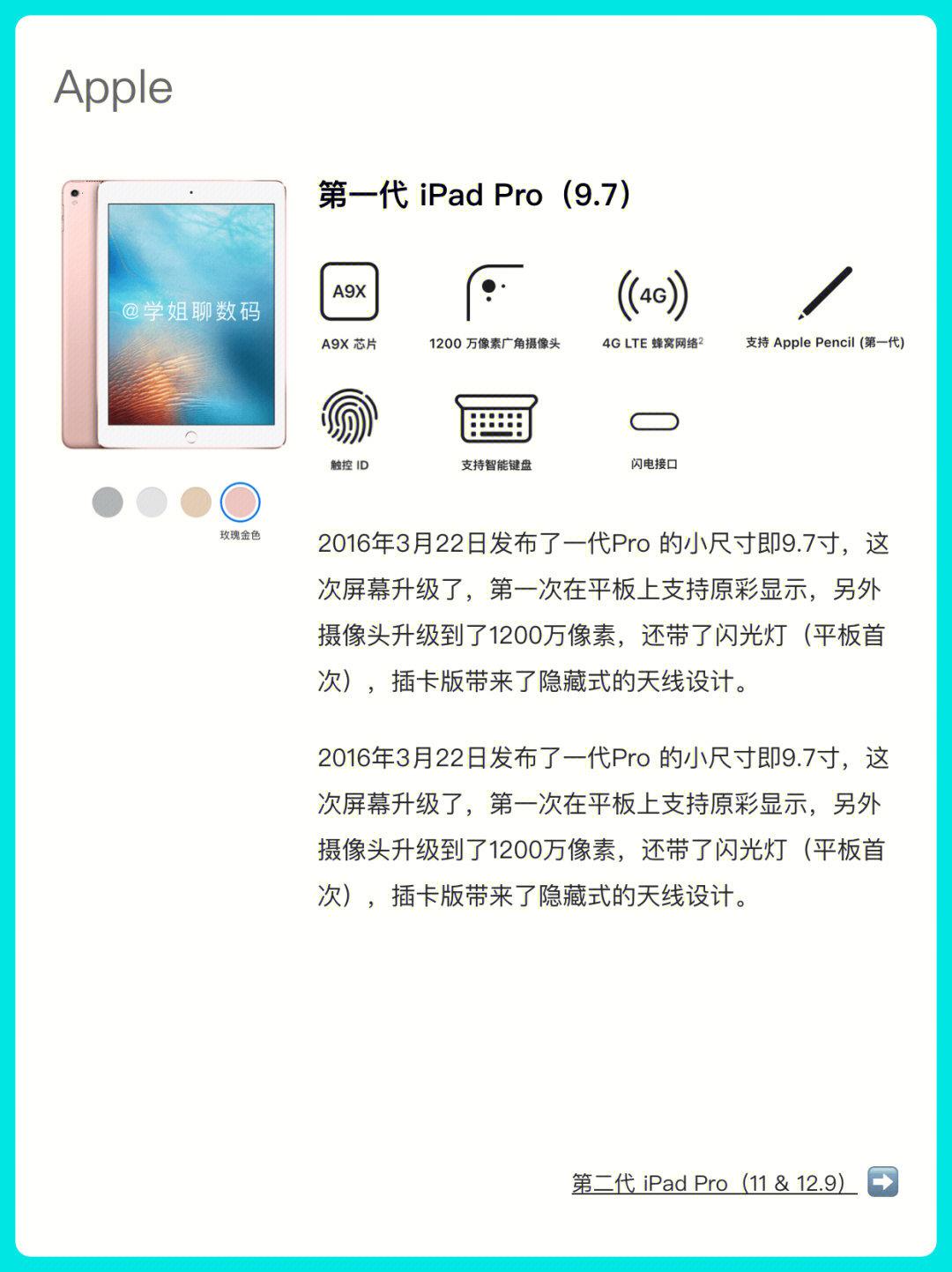 盘点苹果 iPad Pro 的发展史